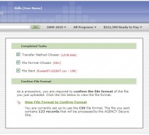 Send File – Confirm File Format